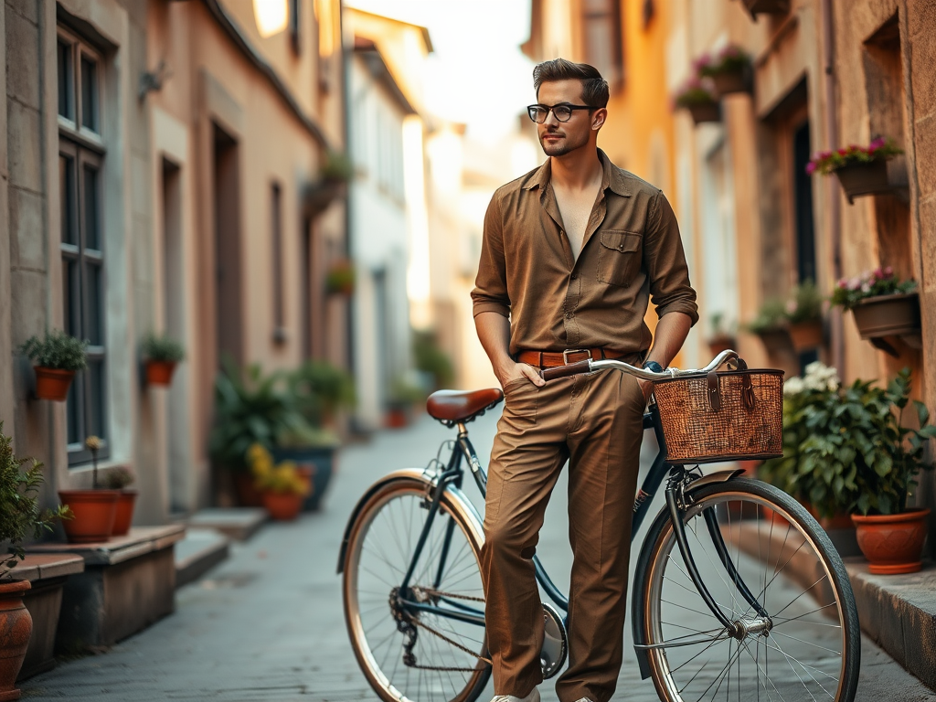 scoriloturism.ro | Pantaloni maro și materiale eco: alegerea sustenabilă